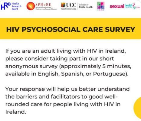 Launch of HIV Psychosocial Care Survey

 