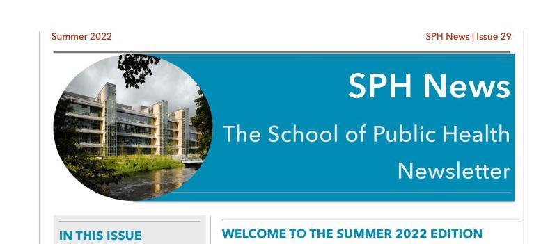 SPH News - Summer 2022