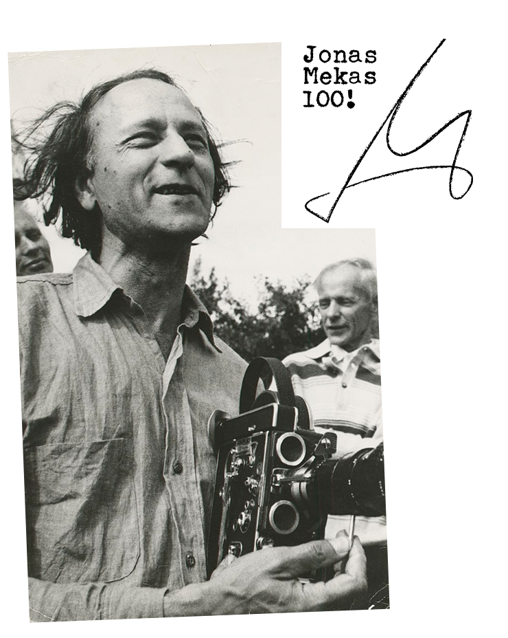 aemi & Triskel present: Jonas Mekas 100!
Friday 24th June, 7:15pm @ Triskel Cinema
