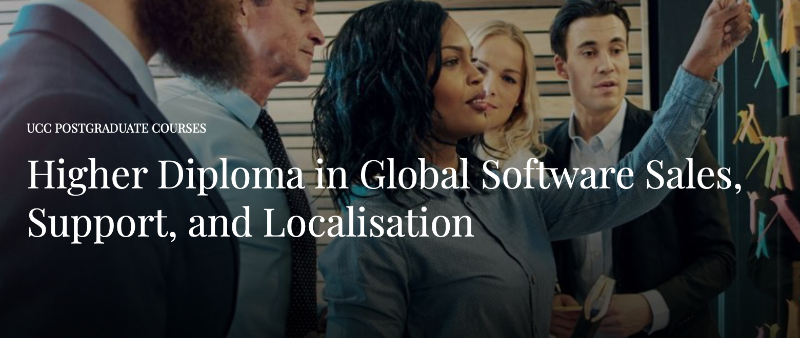 New programme: Higher Diploma in Global Software, Sales Support and Localisation