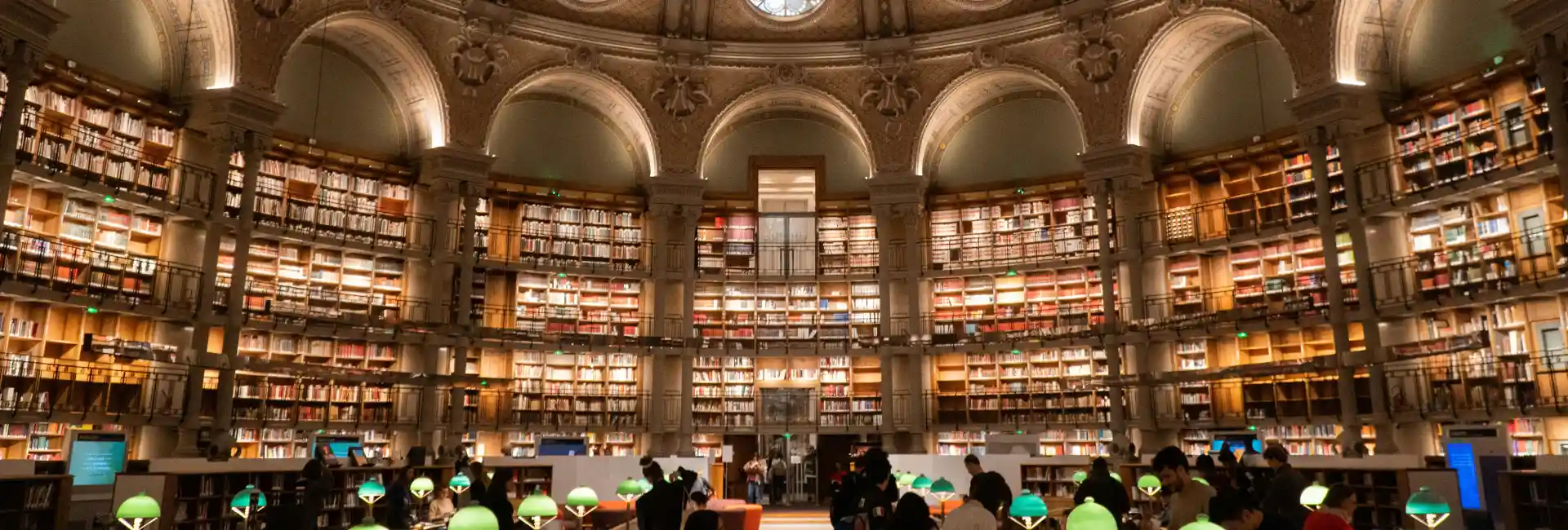 image of reading room library Paris