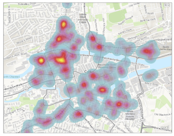 GIS map of Cork