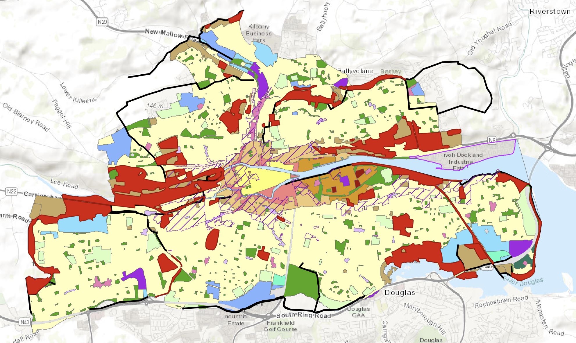 GIS database of Cork