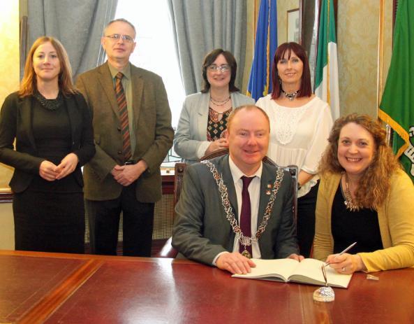 Lord Mayor of Cork and Claire O'Reilly