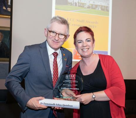 Staff Awards 2019: Exceptional Citizen Award goes to Dr Emmanuelle Schon-Quinlivan