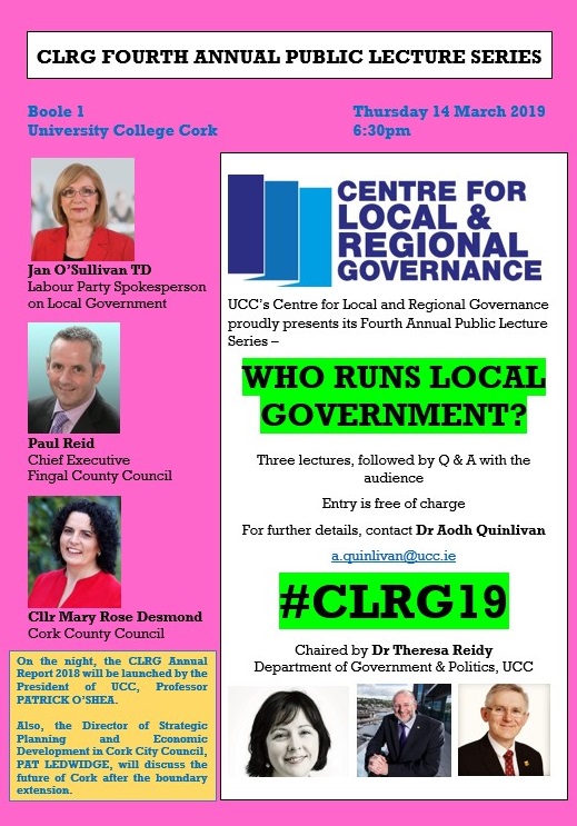 CLRG Fourth Annual Public Lecture Series 