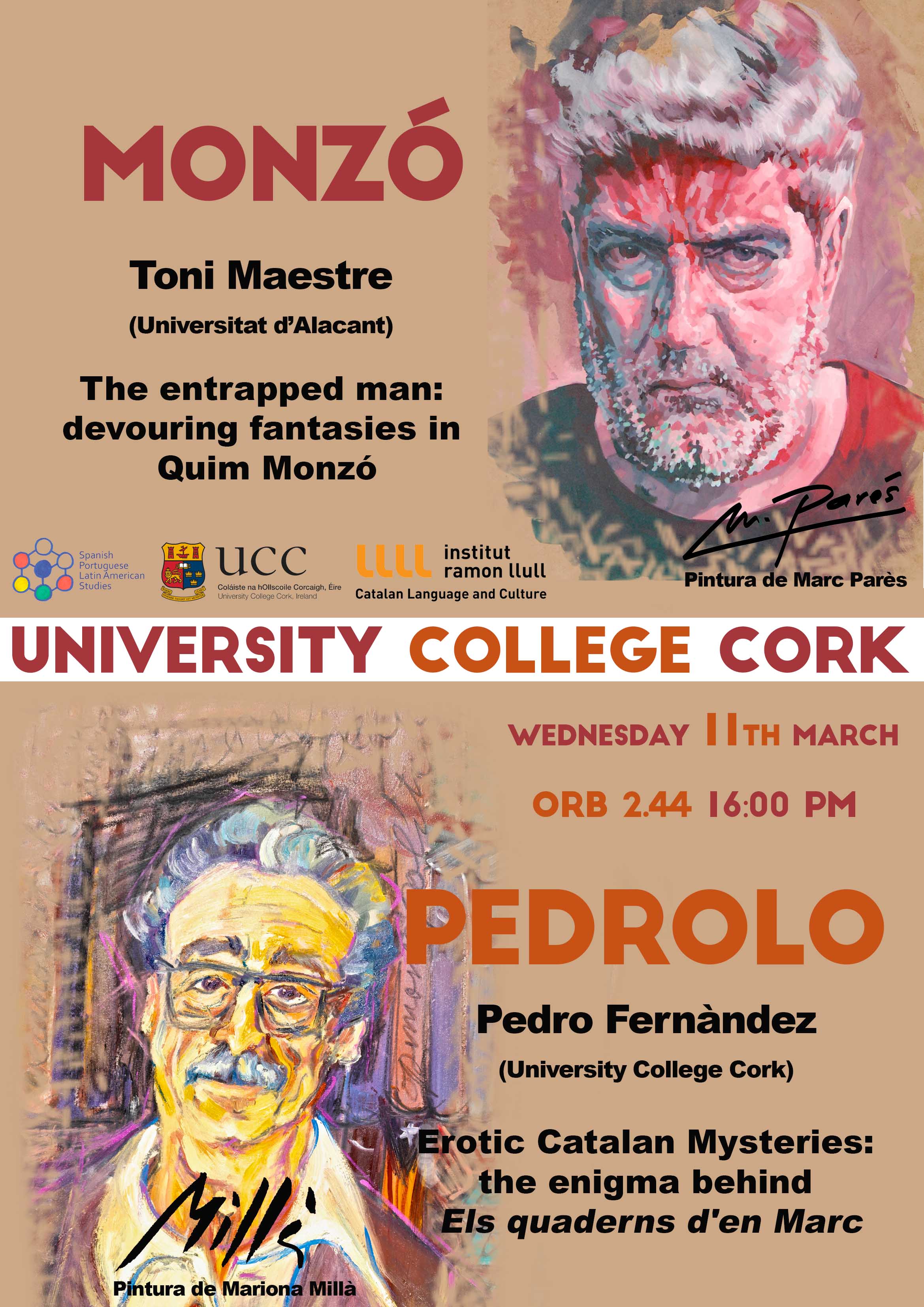 Quim Monzó & Manuel de Pedrolo: Double Catalan Research Seminar