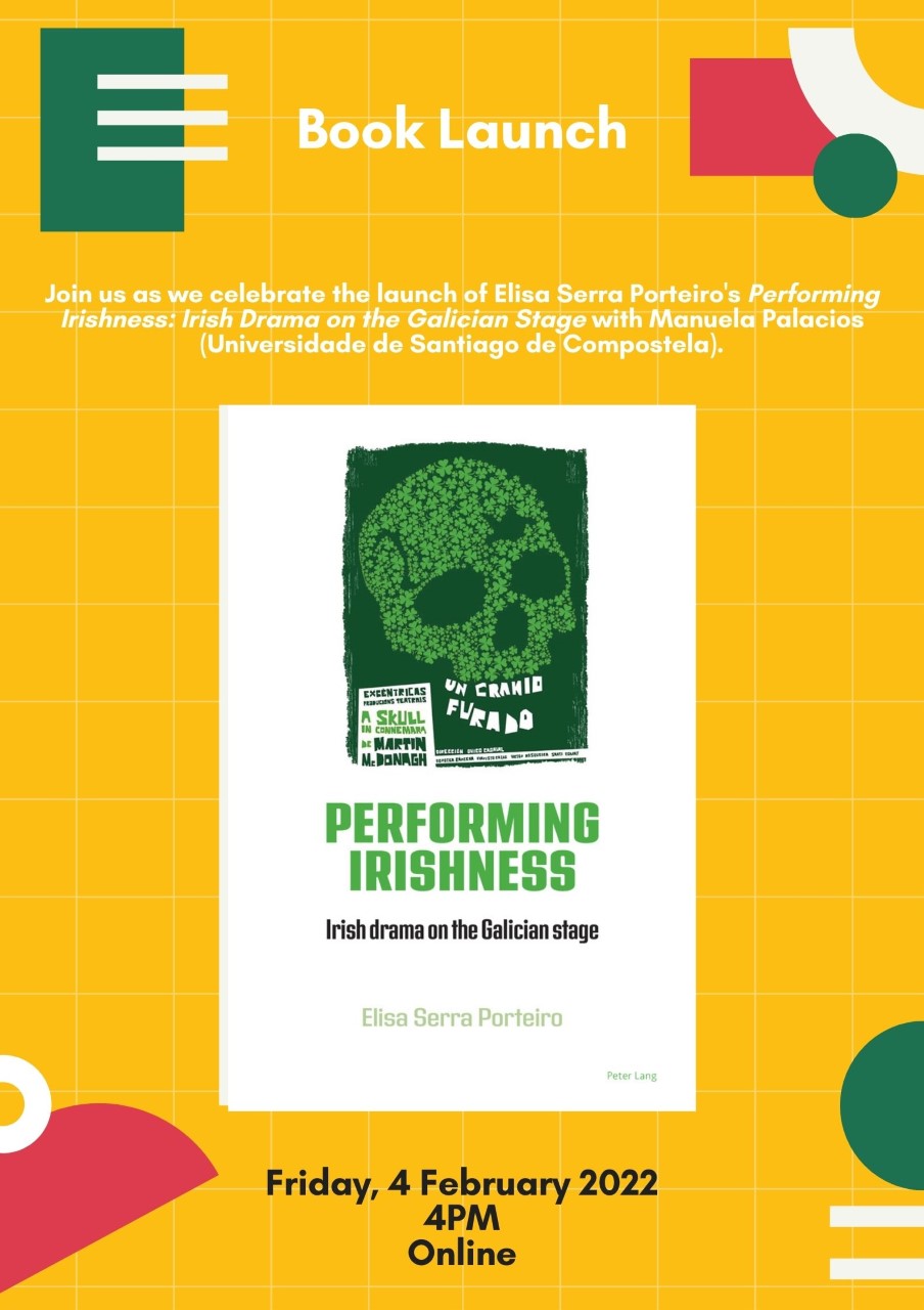 Book Launch – Dr Elisa Serra Porteiro – Performing Irishness: Irish Drama on the Galician Stage