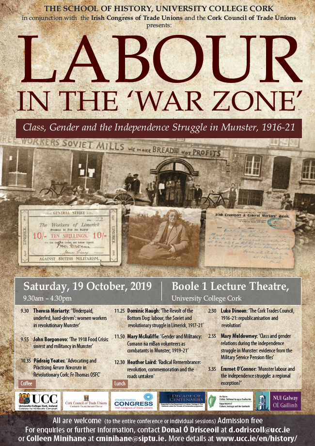  Labour in the ‘War Zone’: class, gender and the independence struggle in Munster, 1916-21