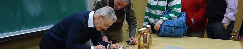 Holocaust survivor Tomi Reichental speaking at University College Cork