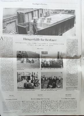  Berliner Zeitung, 'Hungerhilfe für Berliner' (article)