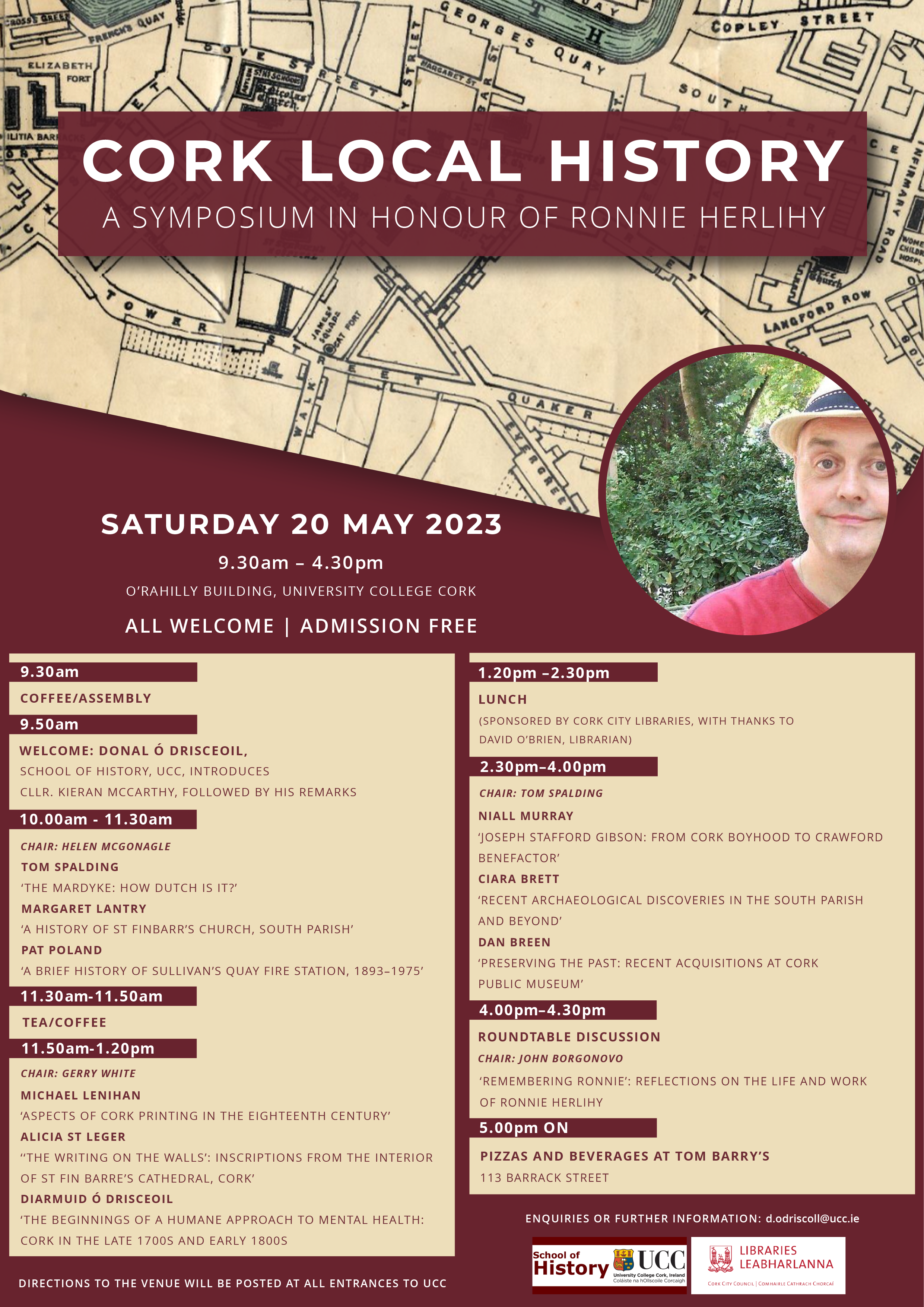 Cork Local History Symposium 20 May 2023