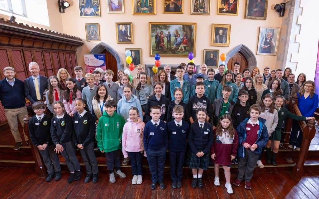 The group that were in attendance at Lá na Scoileanna Gaeilge
