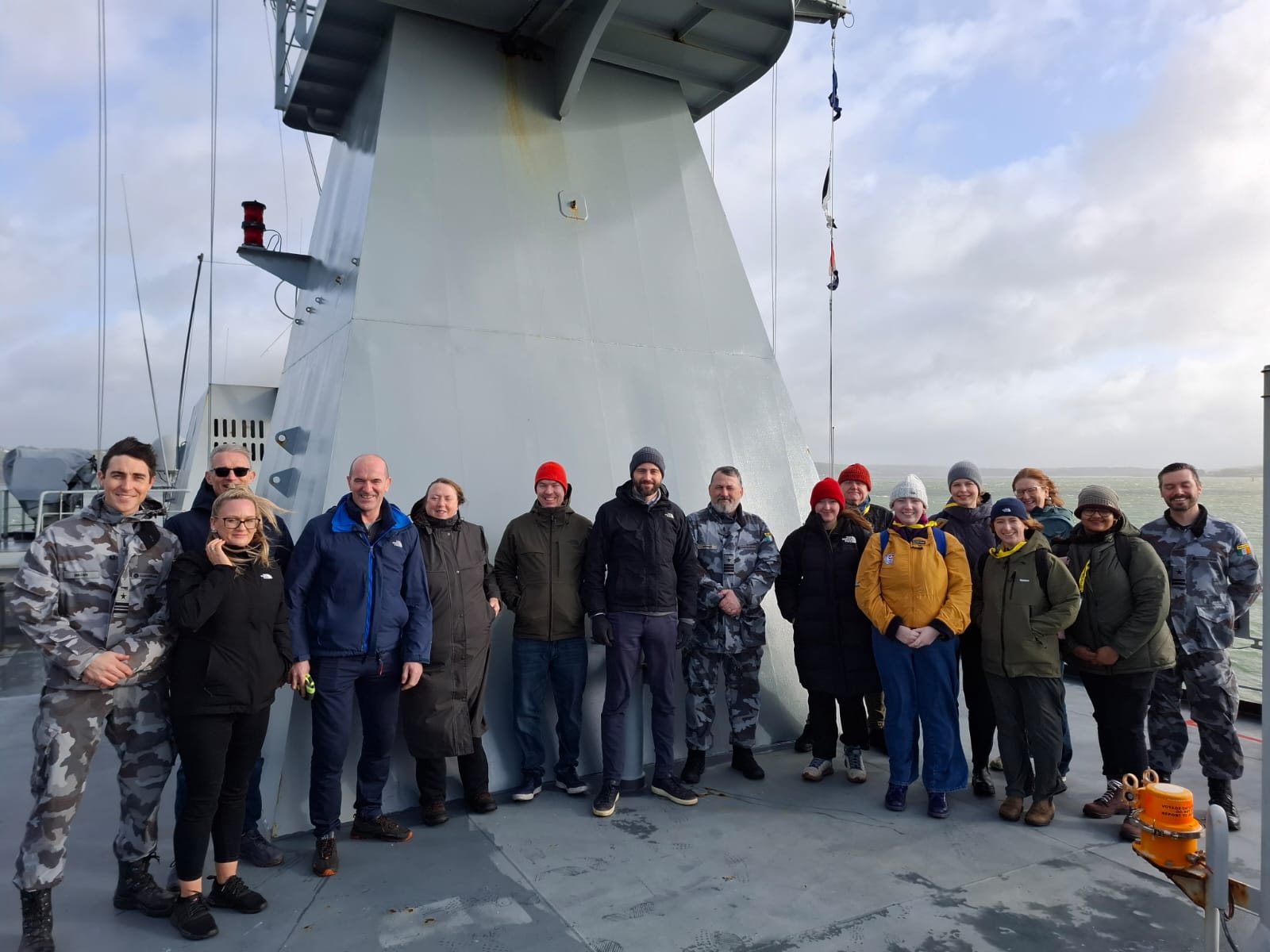 The Irish Naval Service hosted the LLM Marine & Maritime Students aboard the LE WILLIAM BUTLER YEATS earlier in February 2026. 