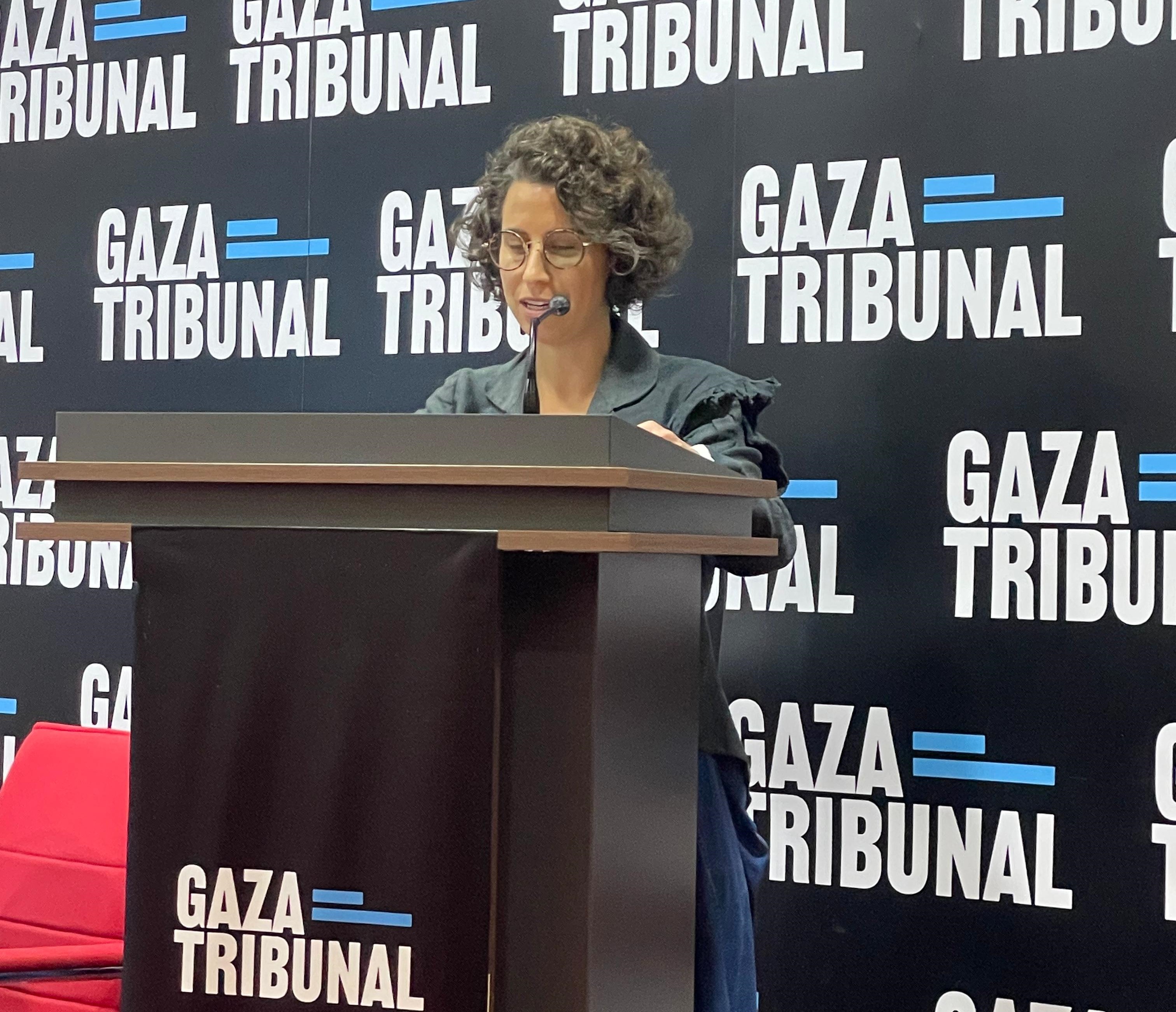 Dr Henrietta Zeffert speaks at Gaza Tribunal in Sarajevo