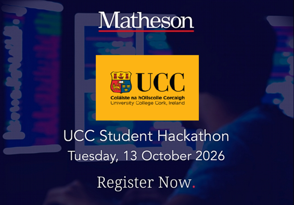 UCC and Matheson Hackathon 2026 - Register Now!