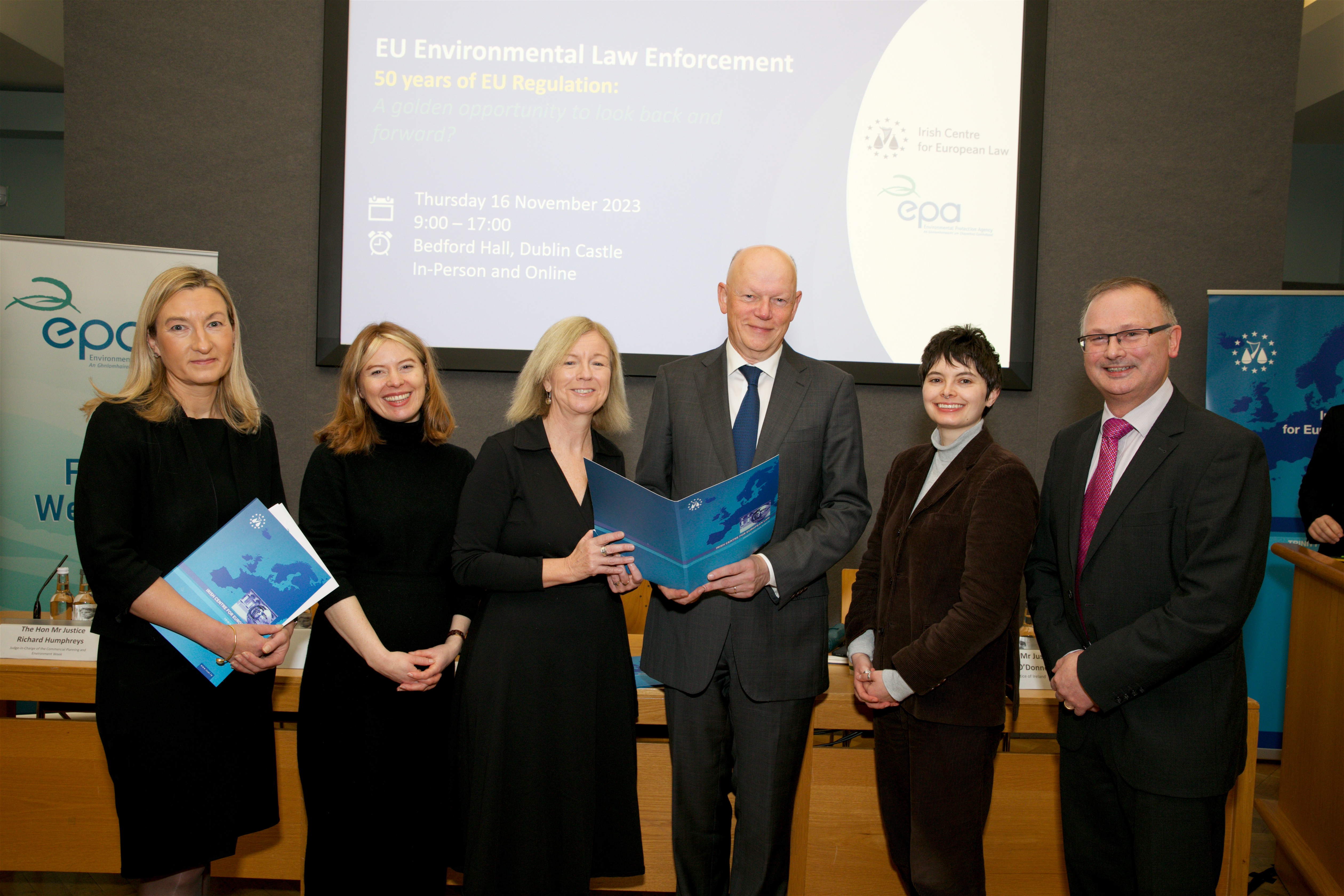 Niamh Guiry, PhD Researcher, presents at Environmental Protection Agency and Irish Centre for European Law (ICEL) Environmental Law Enforcement Conference 