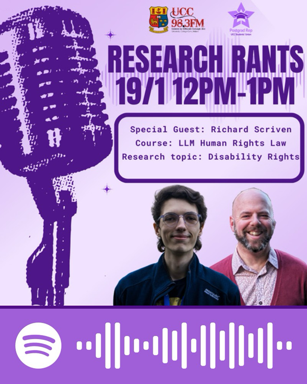 Listen now! ''Research Rants'' with Dr Richard Scriven, LLM International Human Rights and Public Policy