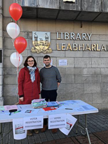 School of Law students spearhead successful Cork voter registration event
