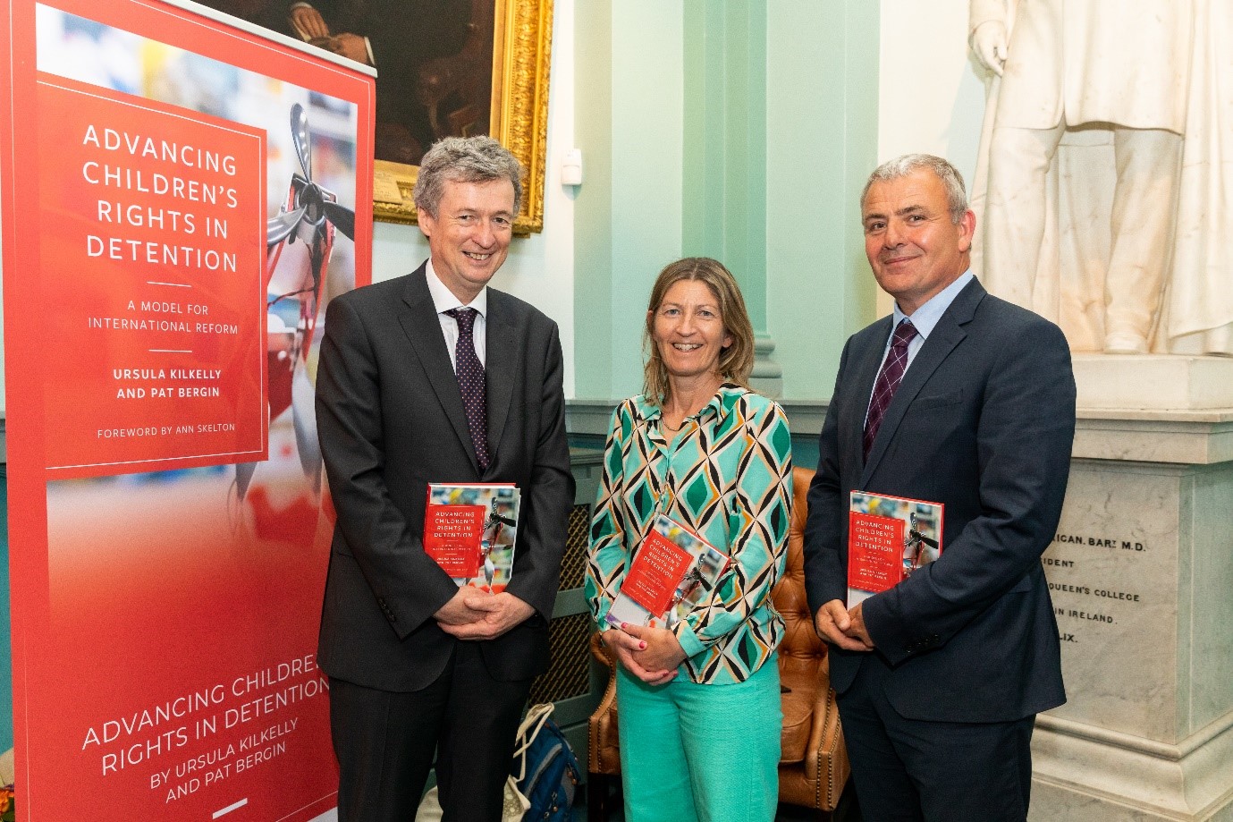 Professor Ursula Kilkelly and Mr. Pat Bergin Celebrate the Launch of their Book ‘Advancing Children’s Rights in Detention’ 