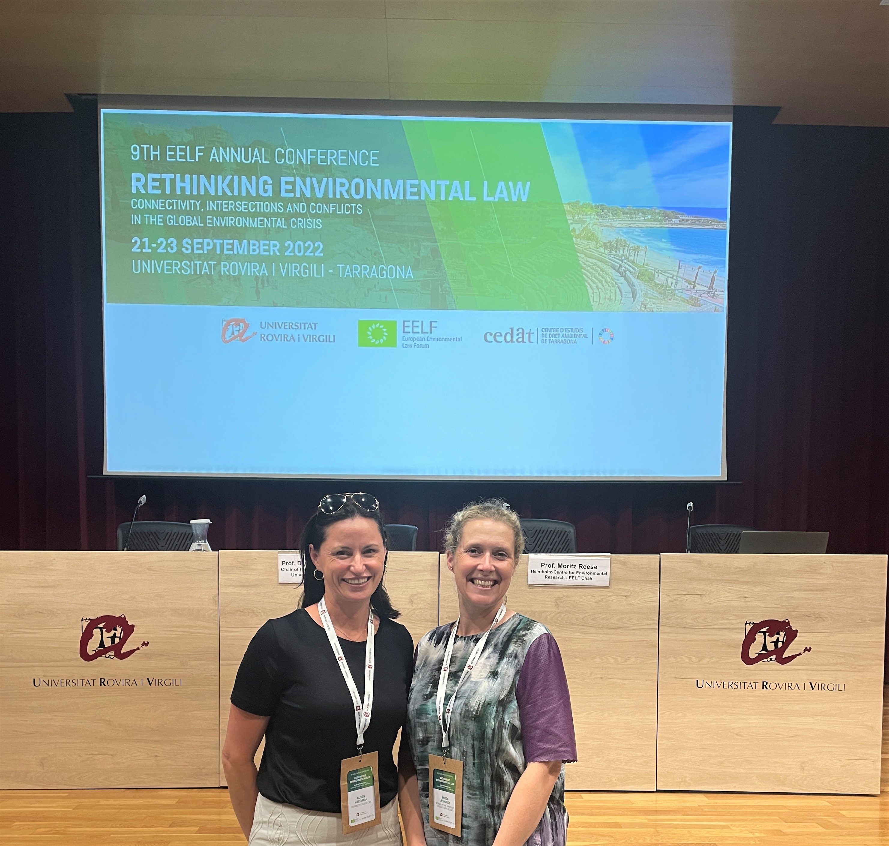 PhD Researchers at the School of Law present at the 9th European Environmental Law Forum Annual Conference in Tarragona