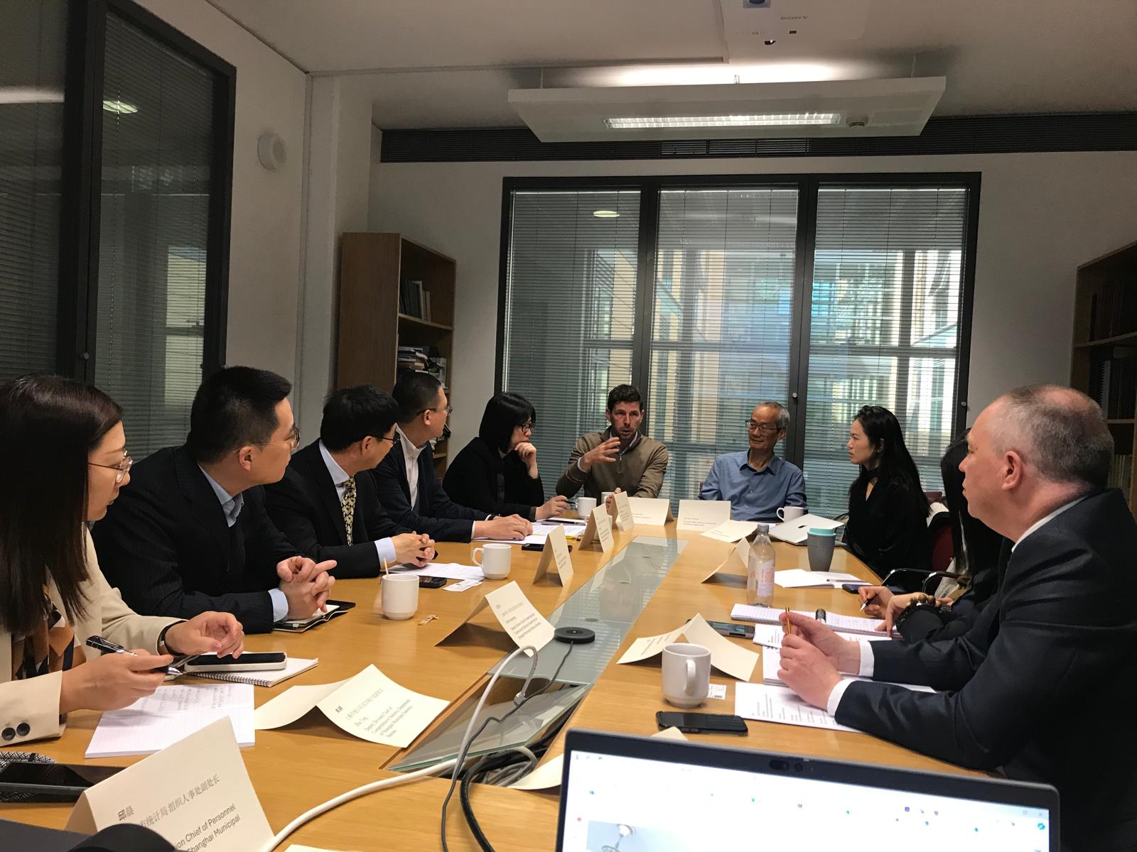 Shanghai Municipal Statistics Burau Delegation Visit the School of Mathematical Sciences UCC