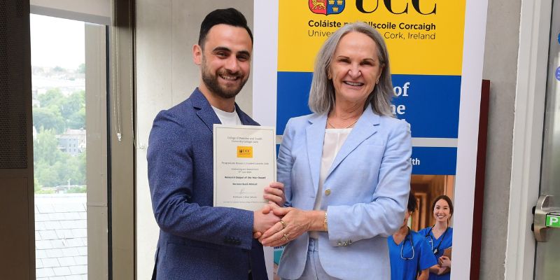 Mo'men Bani-Ahmad receiving the Research Output of the Year award 2026 Mo'men Bani-Ahmad receiving the Research Output of the Year award 2026