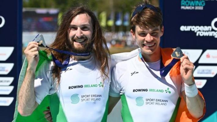 UCC Medical Student Paul O'Donovan and Fintan McCarthy win European gold in Munich!