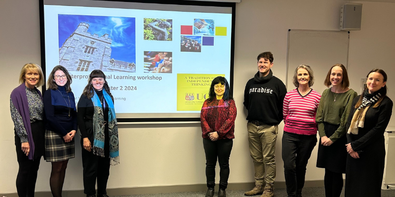 L-R: Dr Teresa Wills, Dr Majella O'Keeffe, Ms Aoife Sheehy, Dr Andreea Factor, Mr John Hastings, Dr Eileen Ryan, Dr Aoife Fleming & Dr Aislinn Joy. 