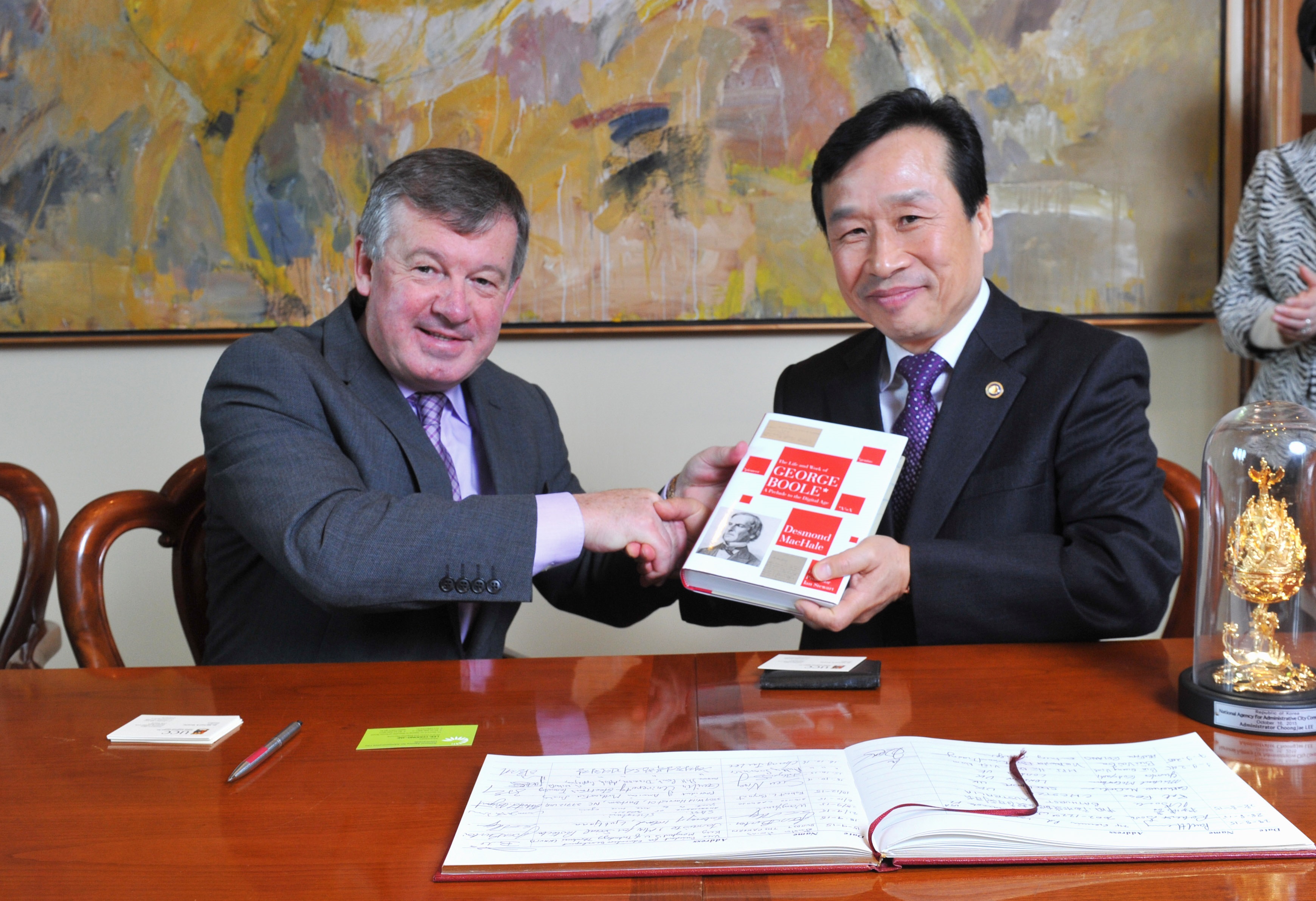 UCC Signs Memorandum of Understanding with Korean National Agency 