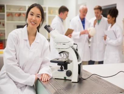 Students in laboratory