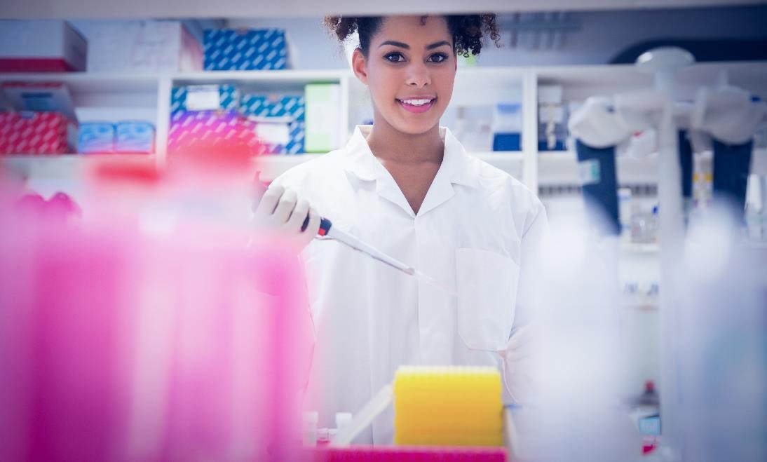 Student in laboratory