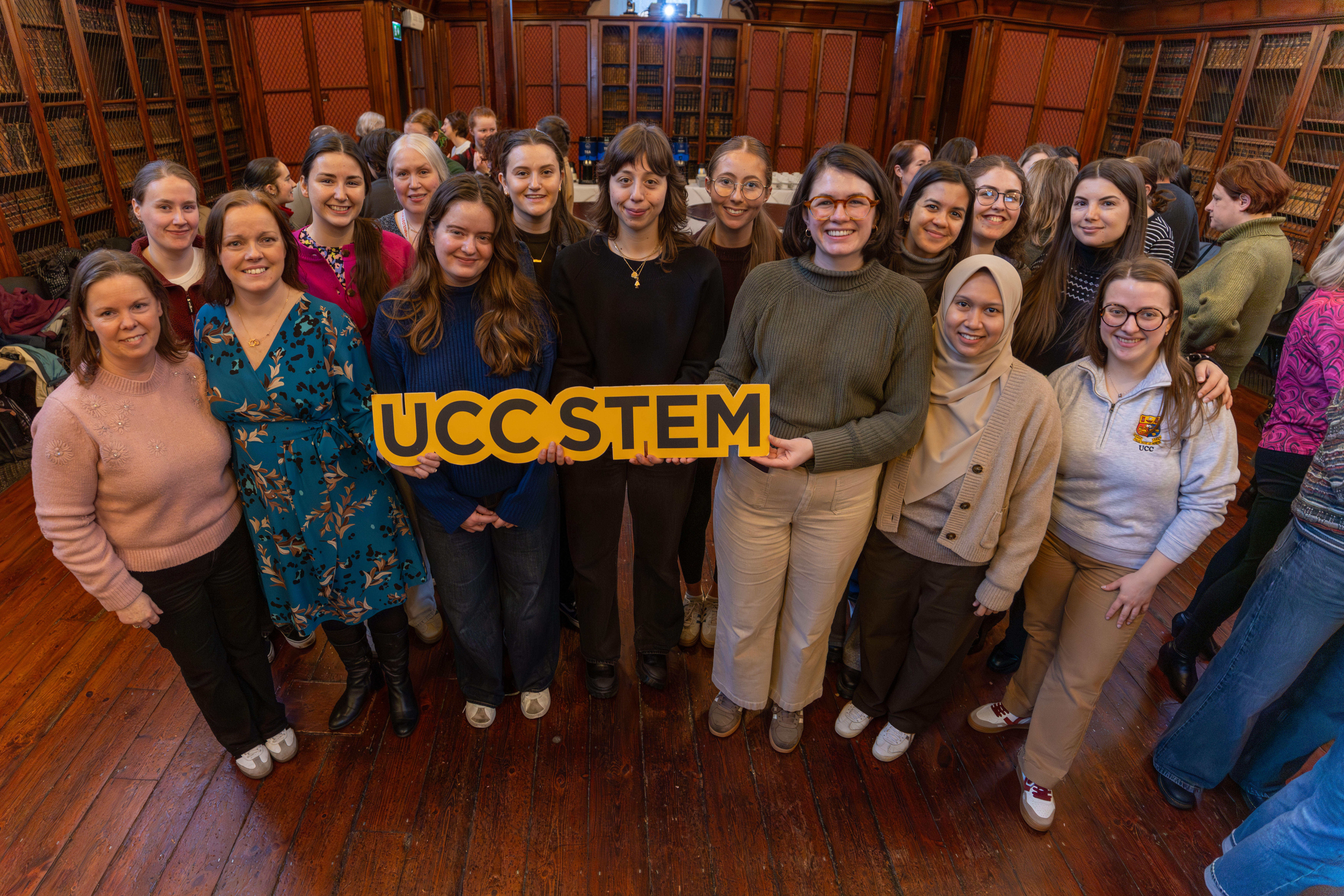 Front row (L - R) Dr Catherine O’Leary, Professor Jennifer Mahony, Dr Kelsey White, Sofia Sponda, Dr Elisabeth O’Flaherty, Nurul Hidayah & Giulia Bonapasta

Back row (L - R) Sarah Nolan, Louisa Faherty McGrath, Dr Katherine Lavelle, Zoe Kampff, Rebecca Jennings, Dr Sonia Mirjam Rizzo, Elise Coleman & 
Silvia Ruta 
