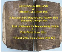 Avicenna in Ireland and Medieval Medicine