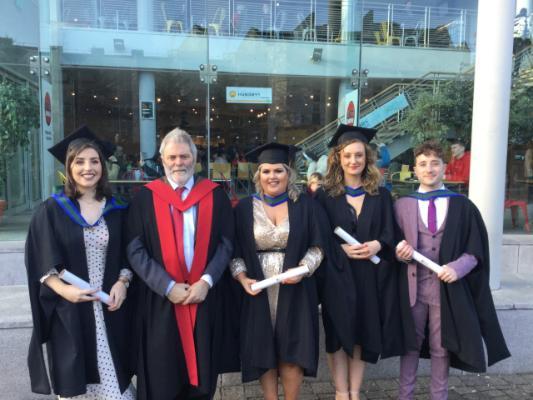 Graduates from the MA in Irish and European Law and the MA in Modern Irish