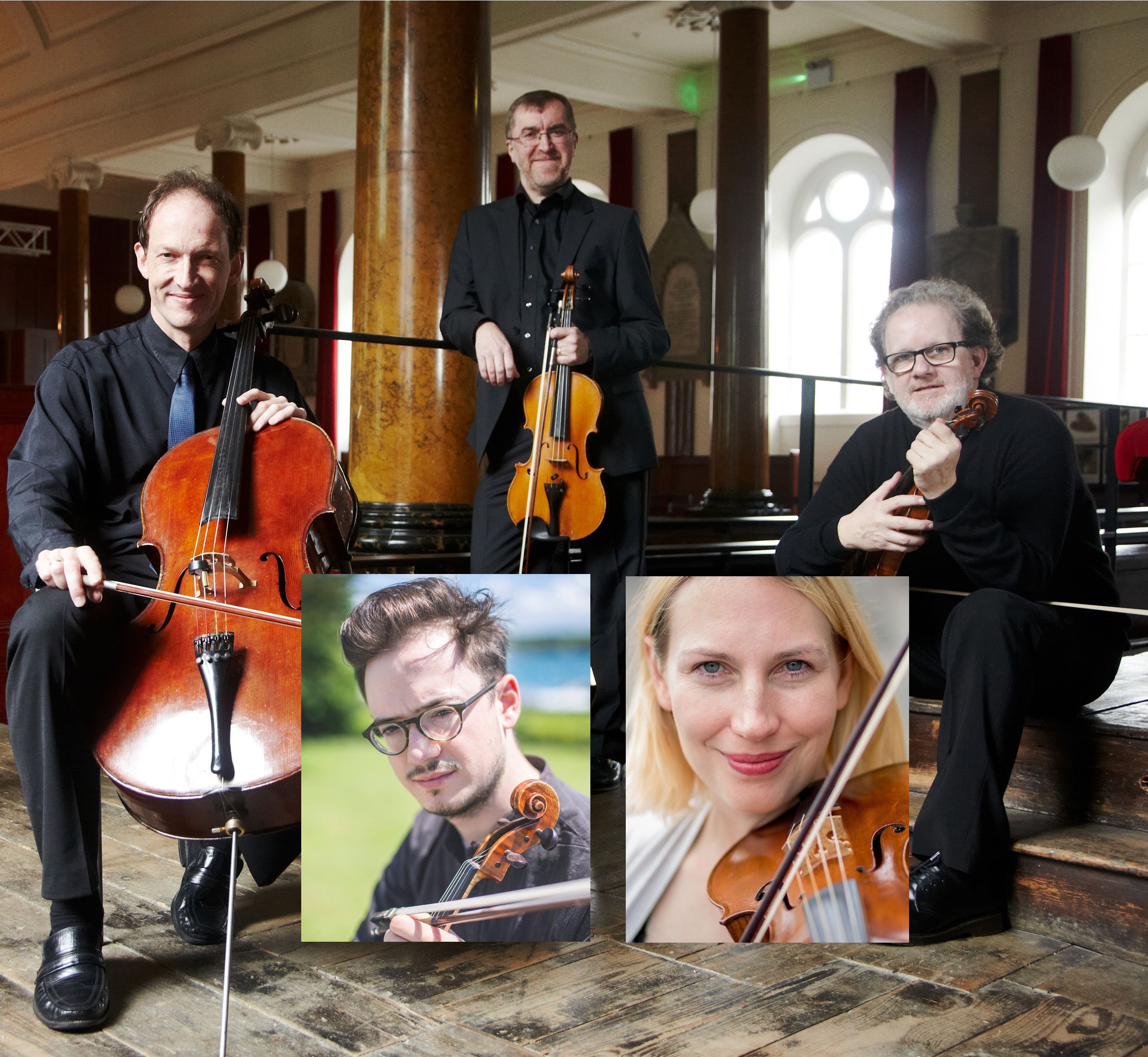 FUAIM Concert - Vanbrugh Quartet with Ed Marja - 09/02/24, Aula Maxima, 1.10pm