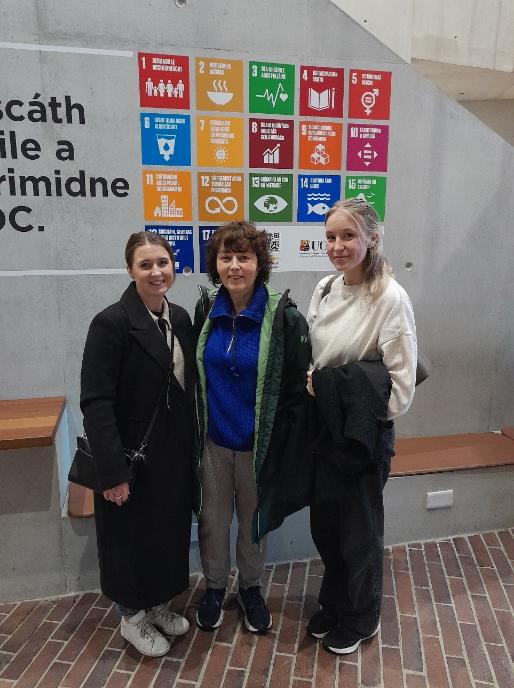 Sweden - Helena Björkquist and Ella Åsberg with Maura O’Neill, UCC