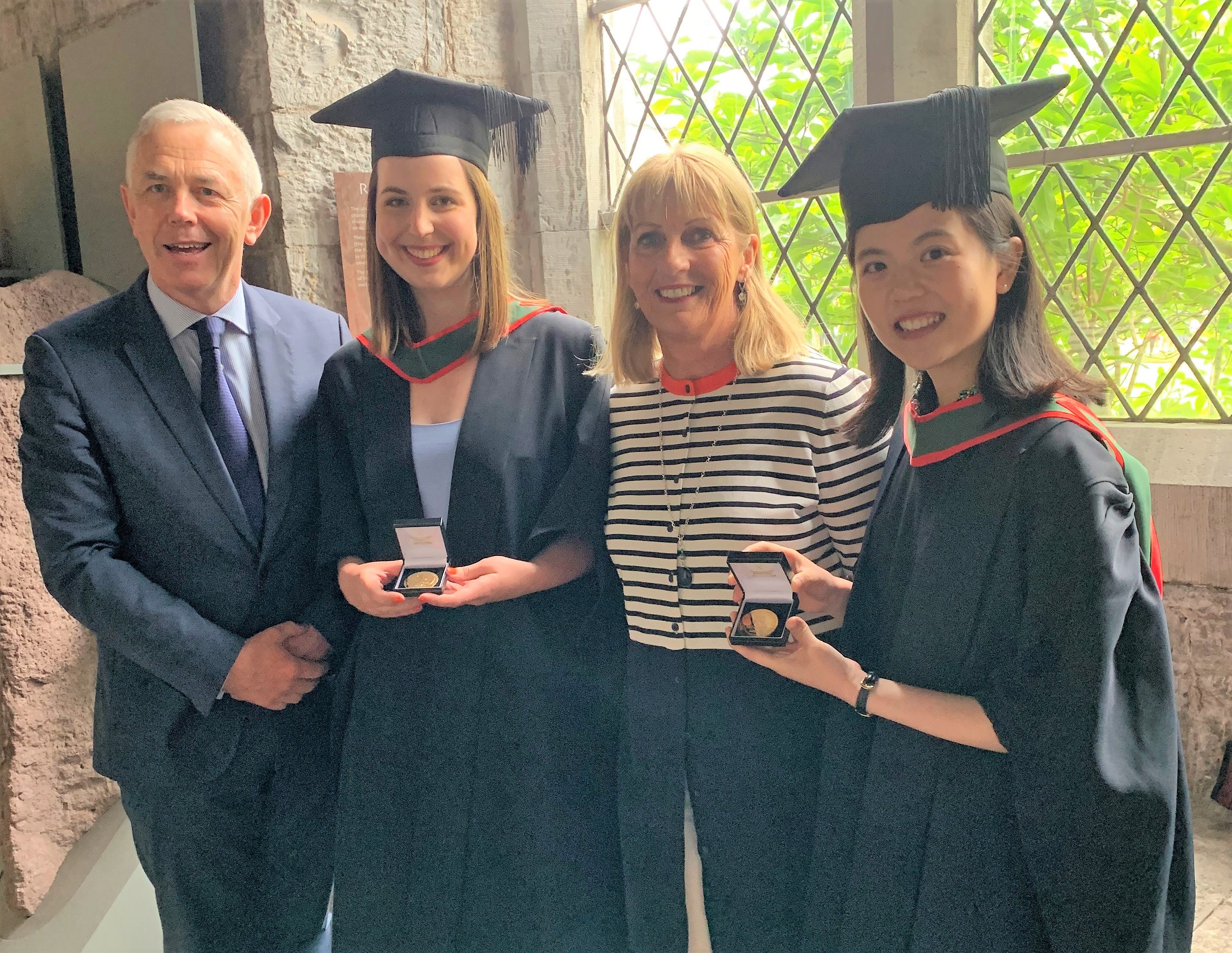 2019 Gold and Scholar Undergraduate Medals Awarded by Prof John R. Higgins at UCC