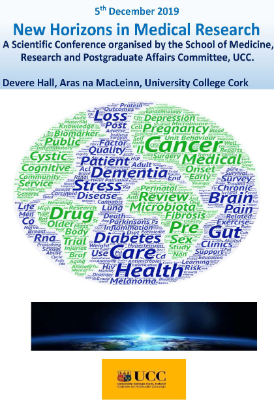 Kyle Malone and Colm McElwain from the Department of Pharmacology & Therapeutics gave presentations at the New Horizons Conference