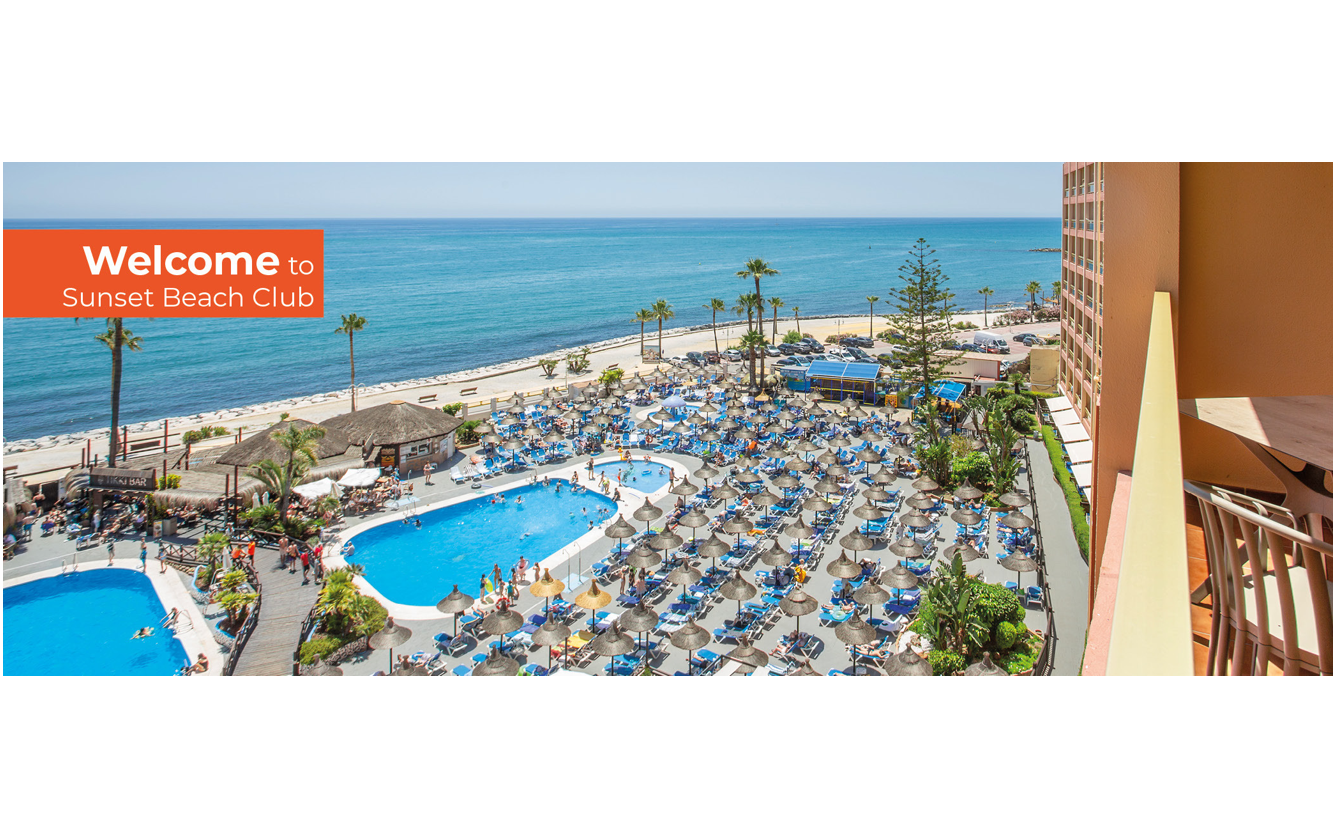 Picture of Sunset Beach complex pool view Malaga Spain