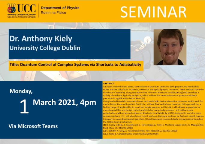 Seminar Poster Seminar Poster