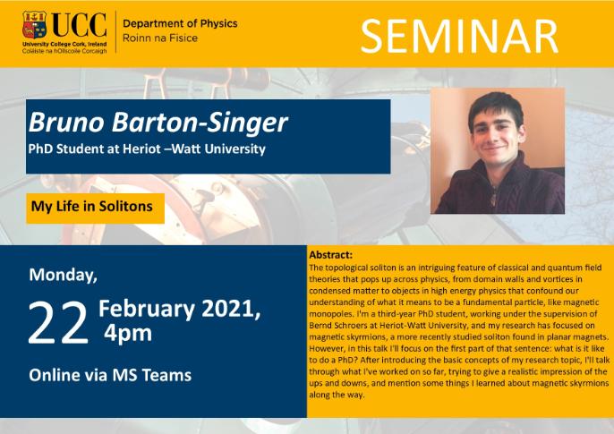 Seminar Poster Seminar Poster