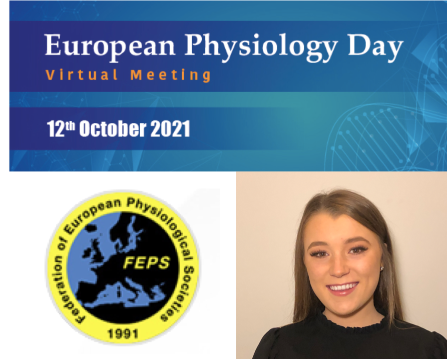 Aoife Slyne wins poster prize at Federation of European Physiological Societies Meeting
