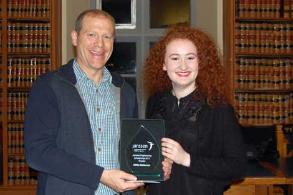 Colm O'Donovan (Janssen) and Ailbhe McKiernan (2nd Process & Chemical Engineering)