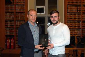 Colm O'Donovan (Janssen) and James Greene (2nd Process & Chemical Engineering)