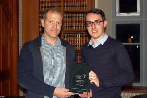 Colm O'Donovan (Janssen) and Kevin Holland (2nd Process & Chemical Engineering)