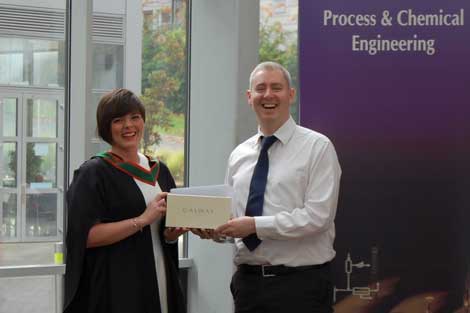 Michelle Leahy - Top Student in Process & Chemical Engineering 2015