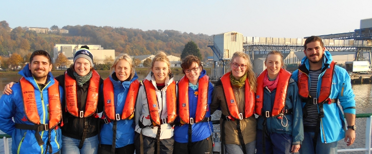 MSc Marine Biology students gain ship time experience aboard RV Celtic Voyager