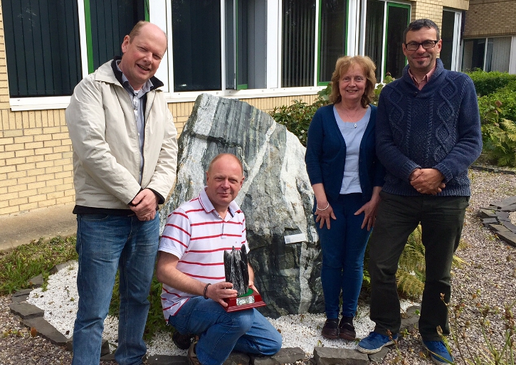 Geology staff recognised by class of 2014