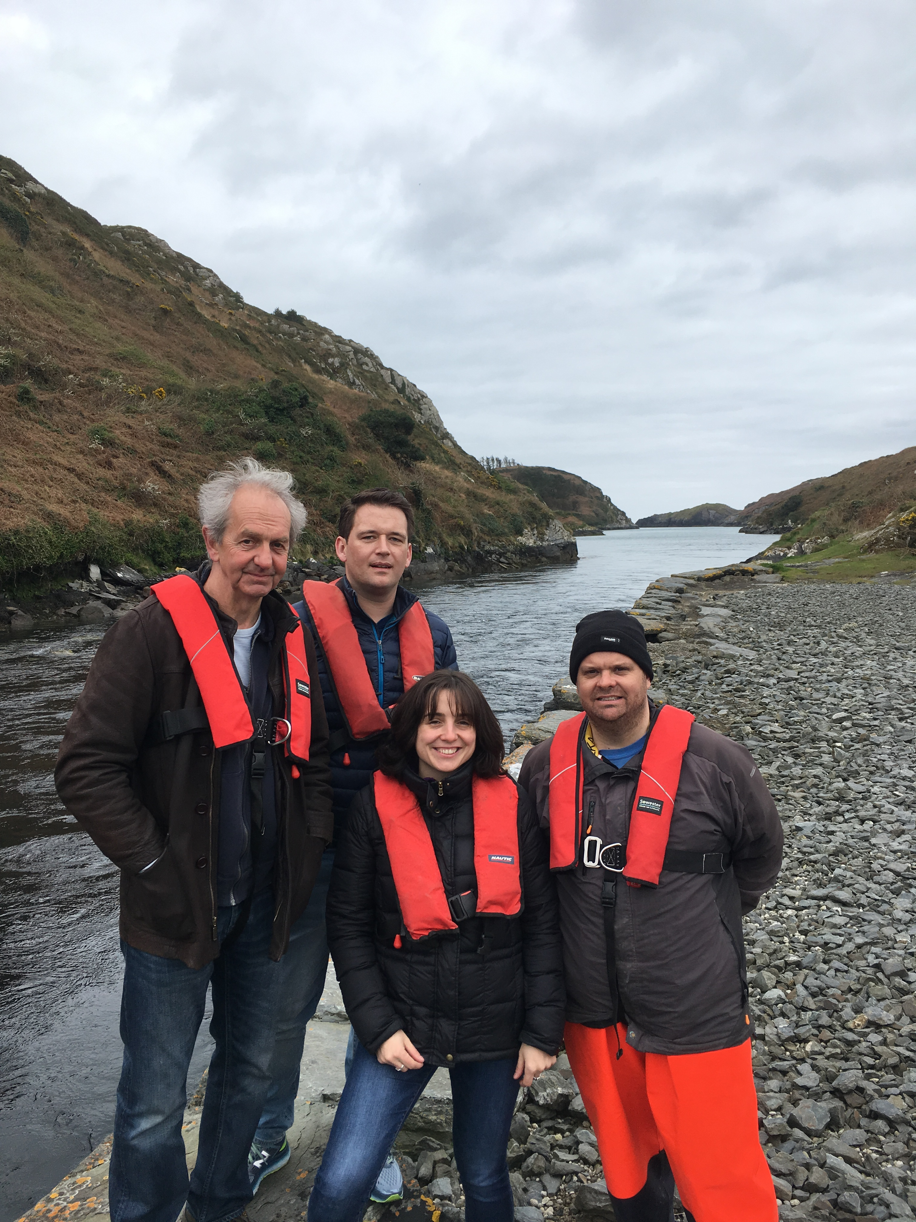 University of Massachusetts Lowell visit to Lough Hyne